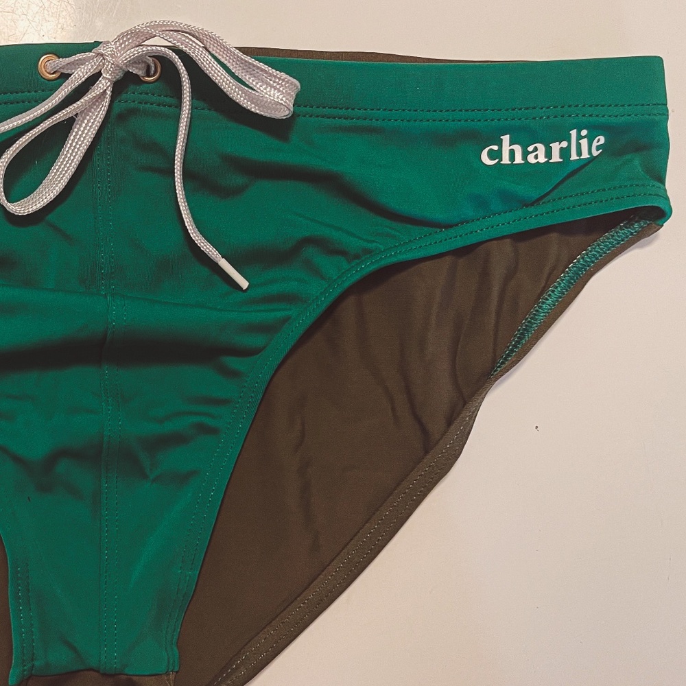 Charlie by MZ Lifeguard Brief Speedo Swimsuit Medium